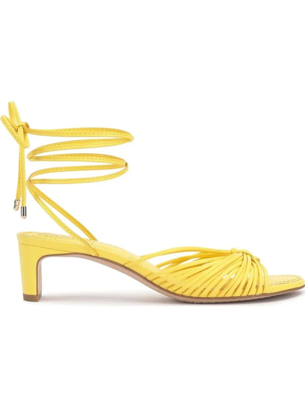 Vince Camuto Women's Sorrento Lory Ankle Wrap Kitten Heels Sandals Slip On